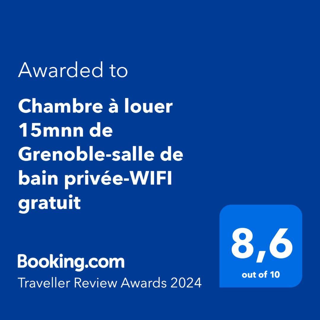 Chambre A Louer 15Mnn De Grenoble-Salle De Bain Privee-Wifi Gratuit Fontanil-Cornillon Buitenkant foto